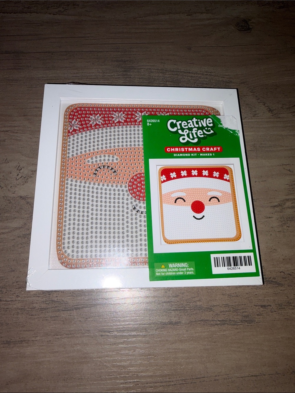 🆕💜 Creative Life Christmas Santa Diamond Painting Kit DIY Holiday Craft